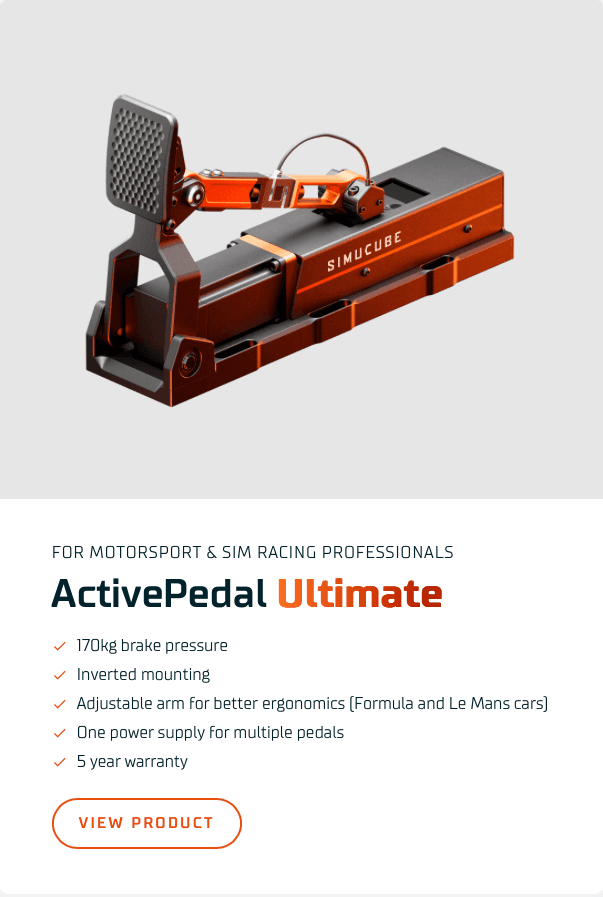 Simucube ActivePedal Ultimate Primary Set 6